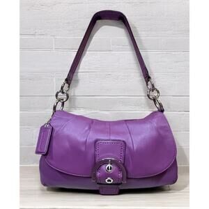 Y2K Coach F17217 Soho Leather Flap Bag